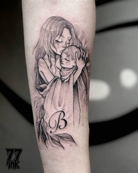 mother son tattoo|mother and children tattoo designs.